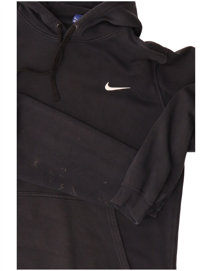 Nike Pull à capuche pour homme en coton noir moyen