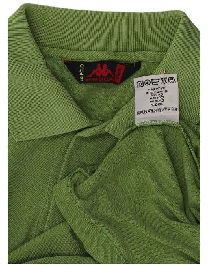 Kappa Polo Homme Grand Vert Coton