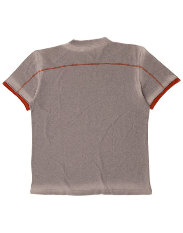 Gas T-Shirt Graphique Homme Top XL Gris Colorblock