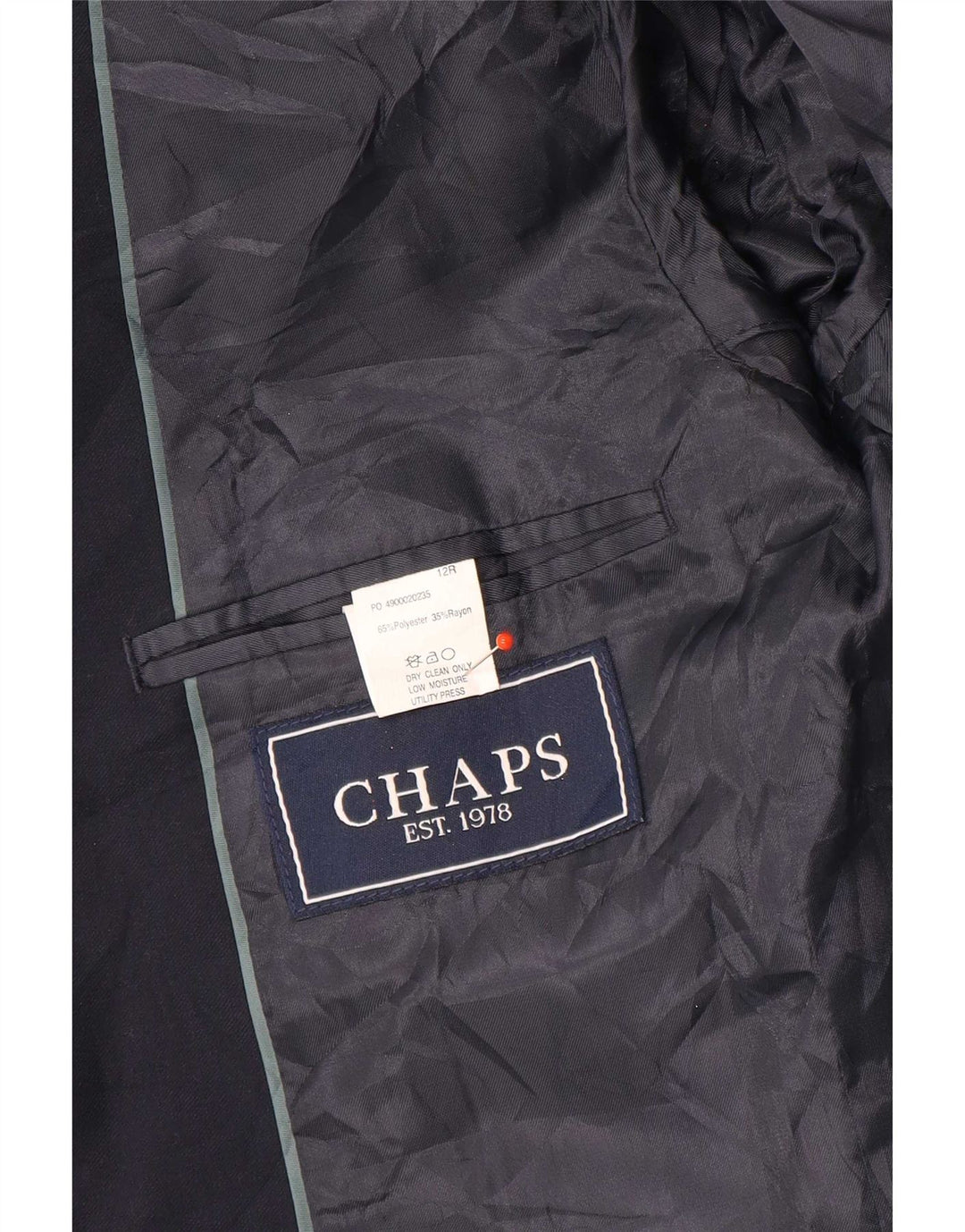 Chaps Veste Blazer 2 Boutons Garçon 11-12 ans Bleu Marine Polyester