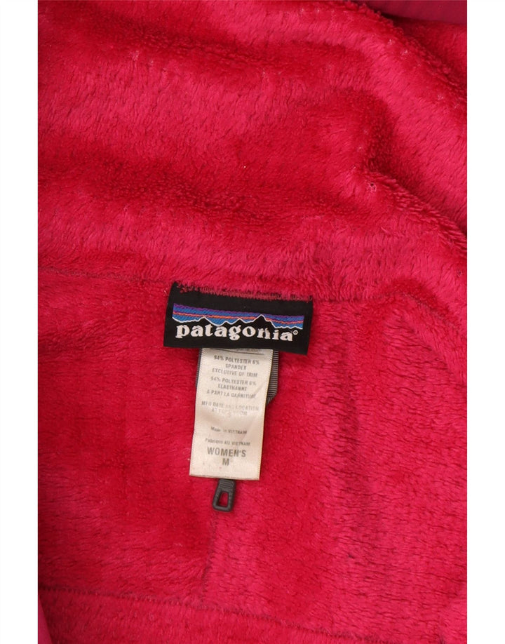 PATAGONIA Veste coupe-vent à capuche pour femme UK 14 Rose moyen Polyester