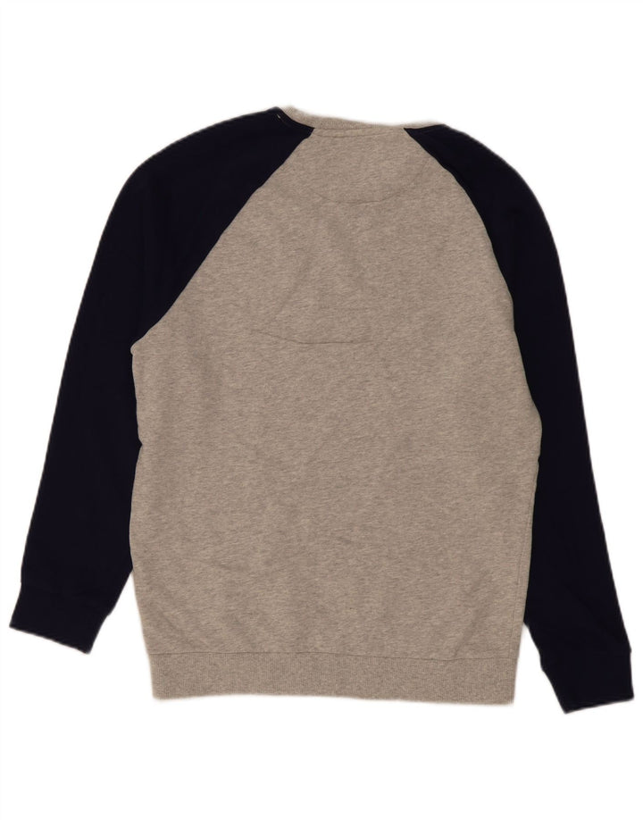 Lyle & Scott Sweat-Shirt Homme Gris Moyen Colorblock Coton