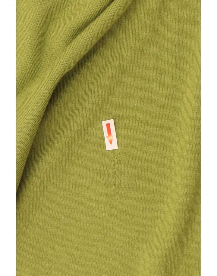 Hackett Pull Col V Homme Vert Moyen Laine Mérinos