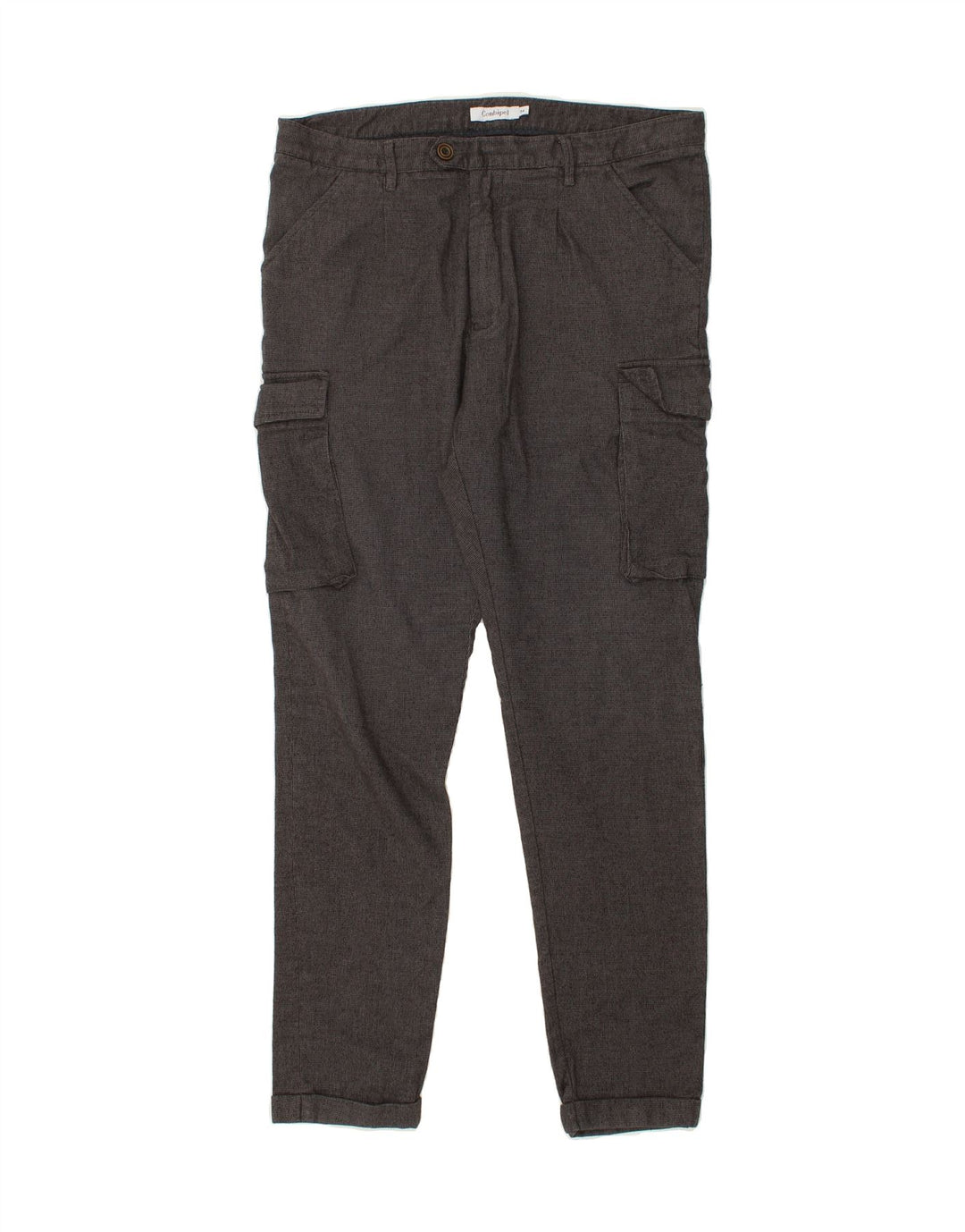 CONBIPEL Mens Slim Cargo Trousers IT 54 2XL W36 L31  Grey Cotton Vintage Conbipel and Second-Hand Conbipel from Messina Hembry 