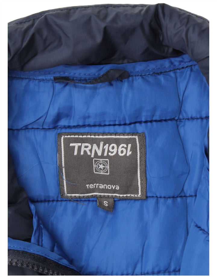 TERRANOVA Veste matelassée pour femme UK 10 Small Bleu marine Polyamide