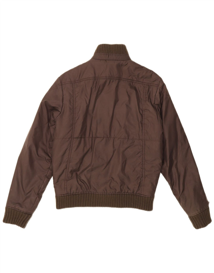 Lee Veste Bomber Homme UK 38 Marron Moyen Polyamide