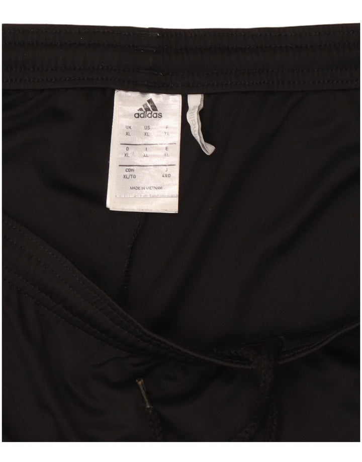 Adidas Short de sport pour homme XL en polyester rayé noir