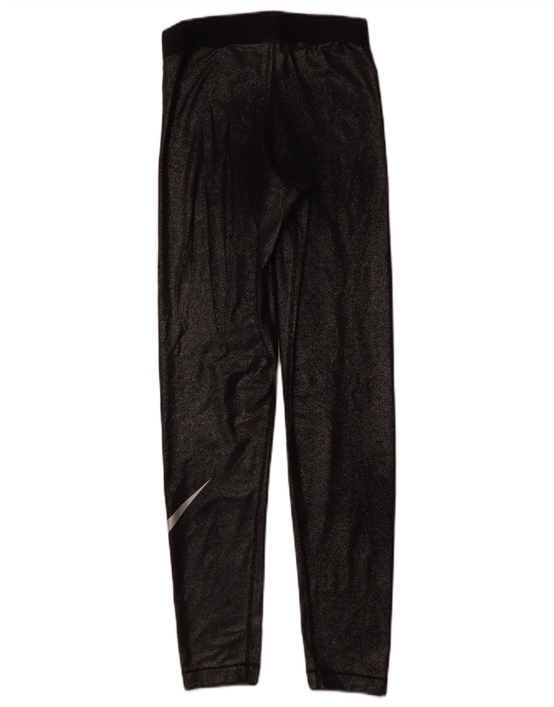 NIKE Legging graphique Dri Fit pour femme UK 8 Small Noir Polyester