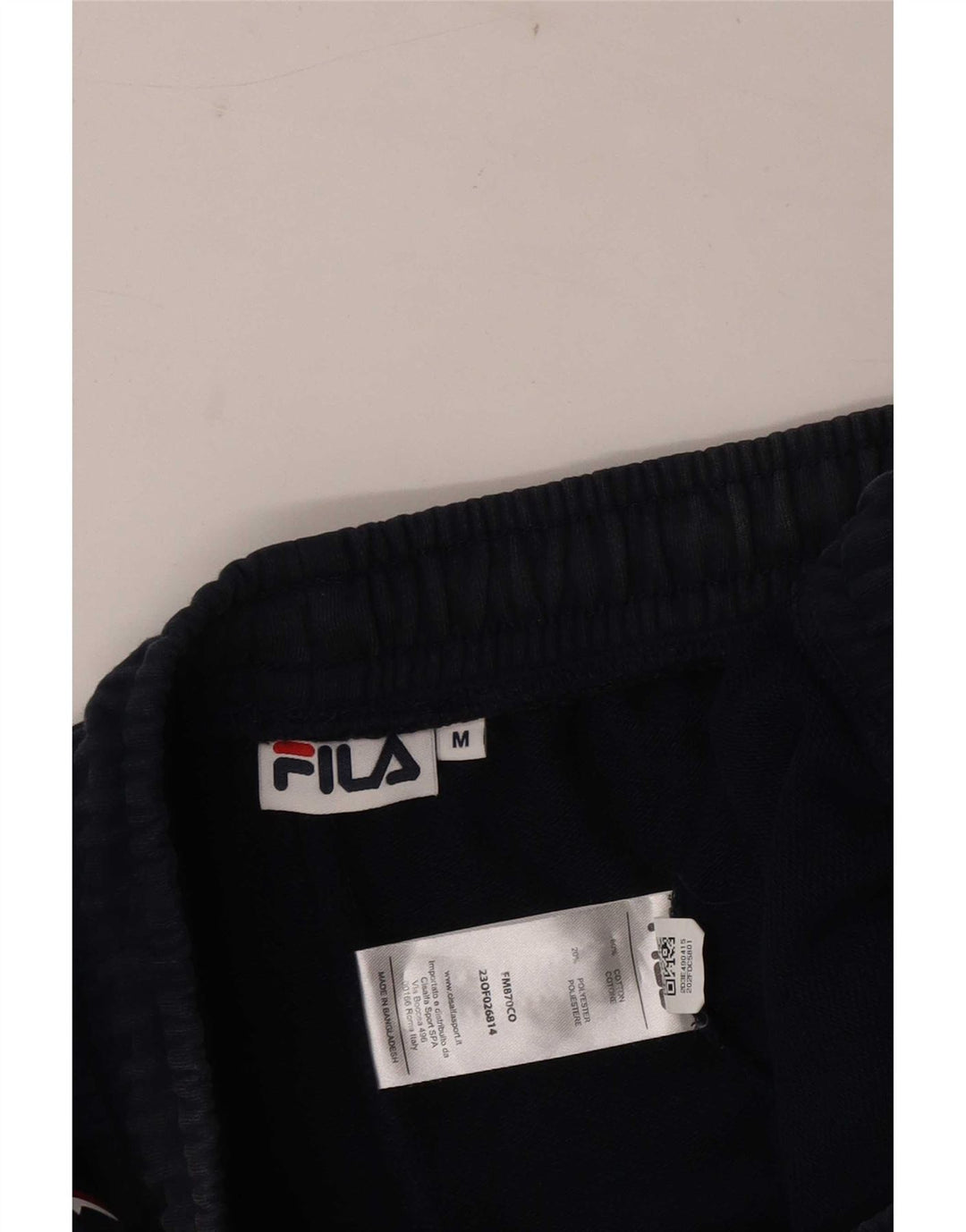 Fila Short Graphic Sport Homme Bleu Marine Moyen Coton