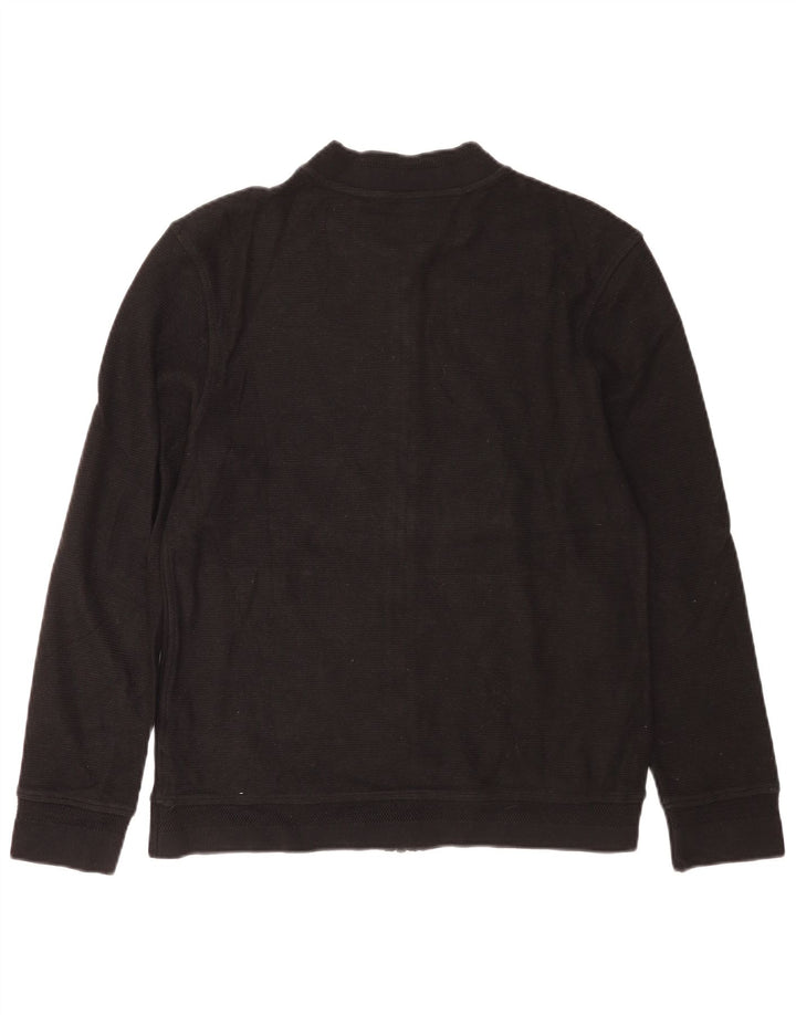 Massimo Dutti Cardigan Pull Homme Noir Moyen Coton