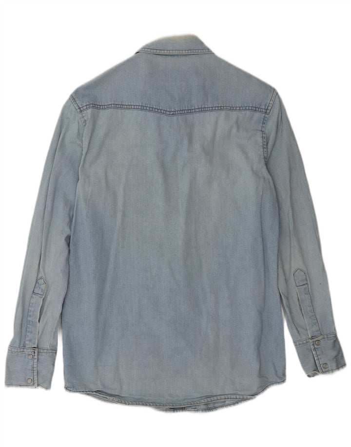 Wrangler Chemise en Jean Homme XS Bleu Coton