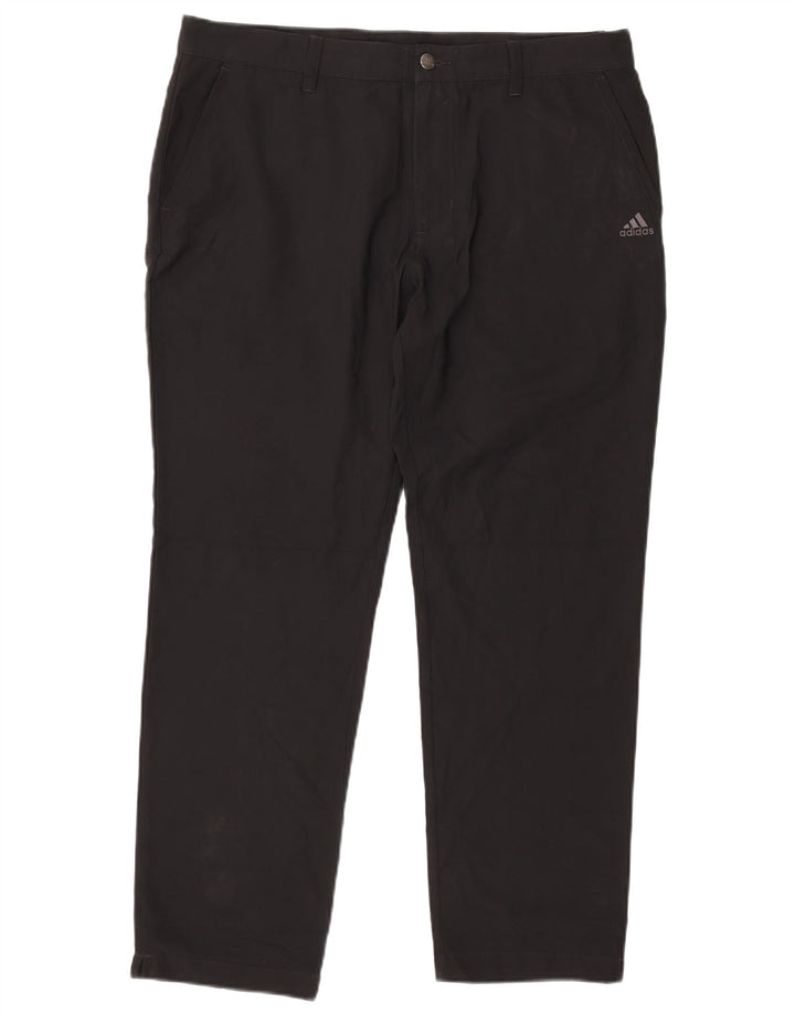 Adidas Pantalon Chino Slim Homme W36 L30 Noir Polyester