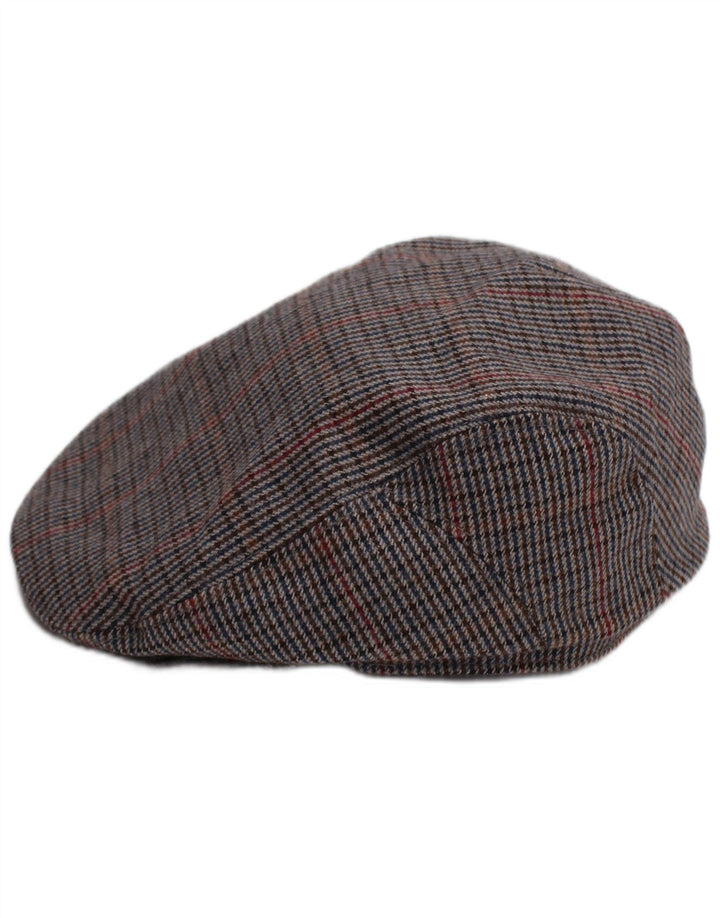 Barts Casquette Plate Femme Gris Moyen Pied-de-Poule Classique
