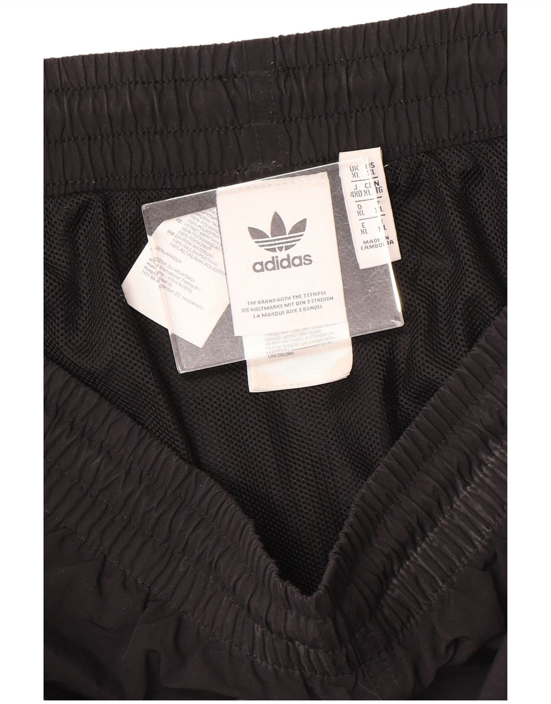 Adidas Short de sport pour homme XL Noir Polyester