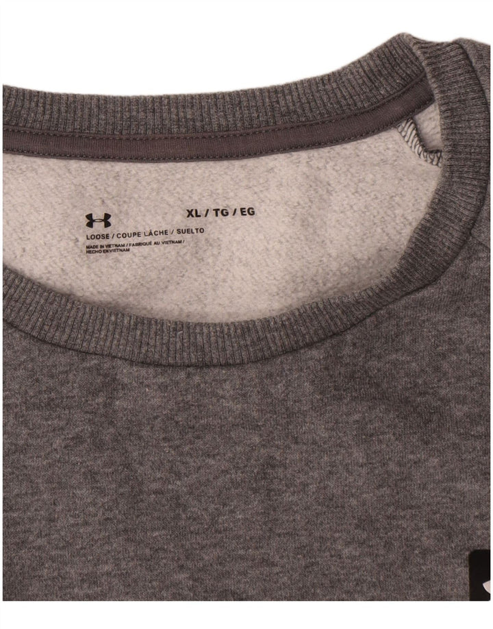 Under Armour Sweatshirt Jumper XL Gris Moucheté Homme