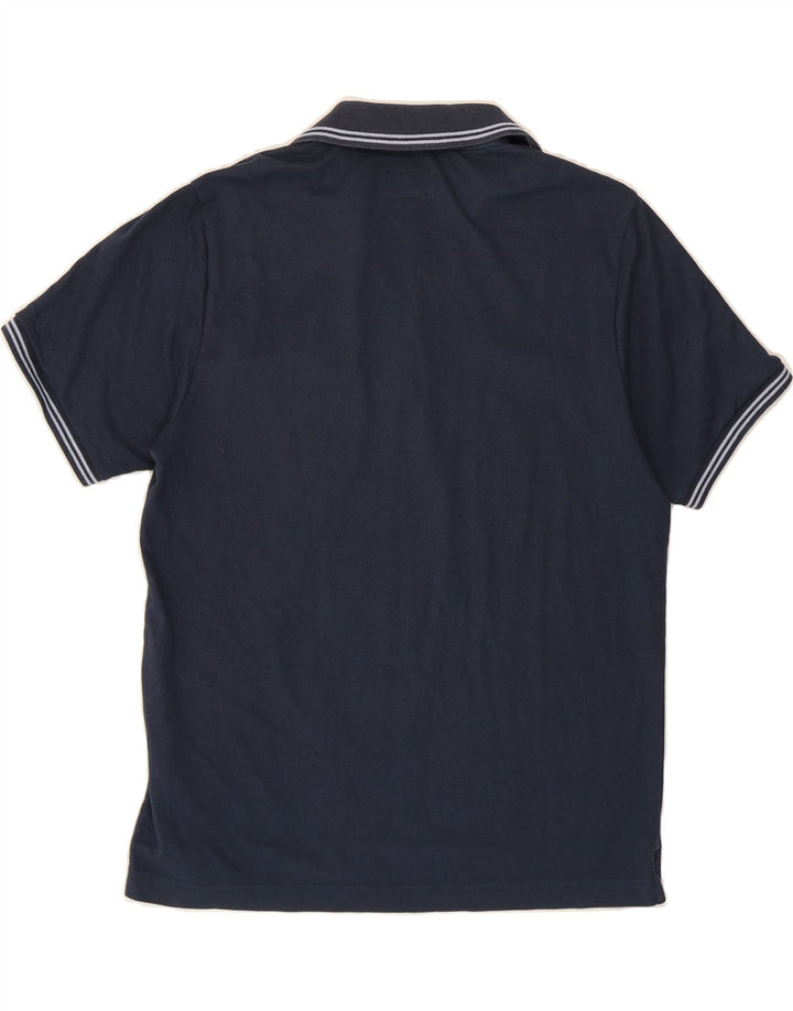 CHAMPION Mens Polo Shirt Medium Navy Blue Cotton Vintage Champion and Second-Hand Champion from Messina Hembry 
