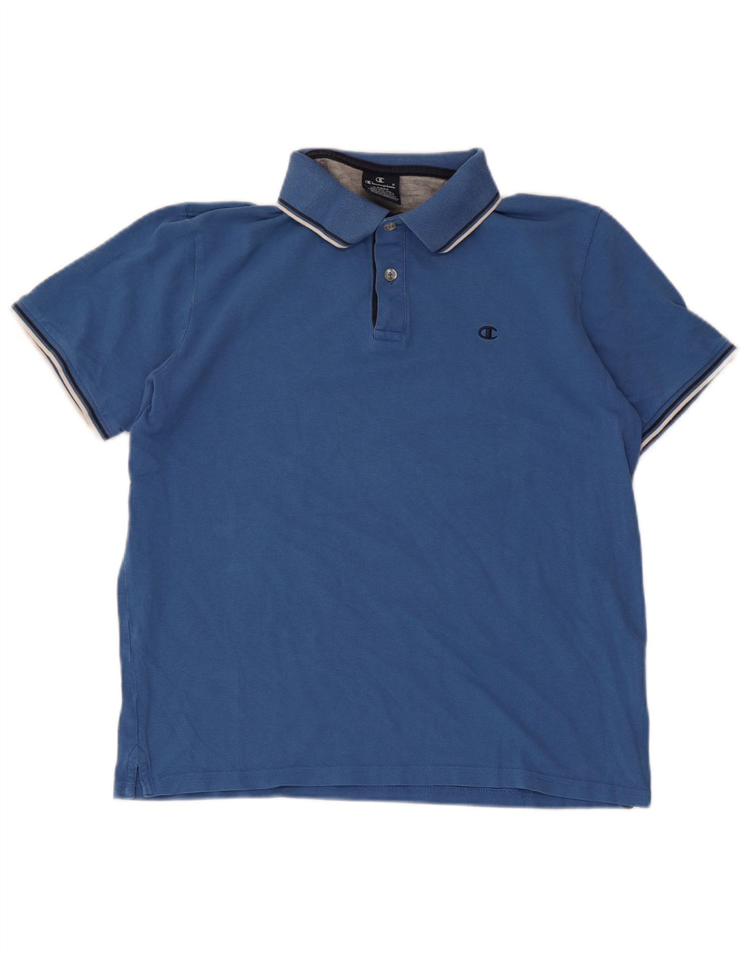 Champion Polo Homme Grand Bleu Coton
