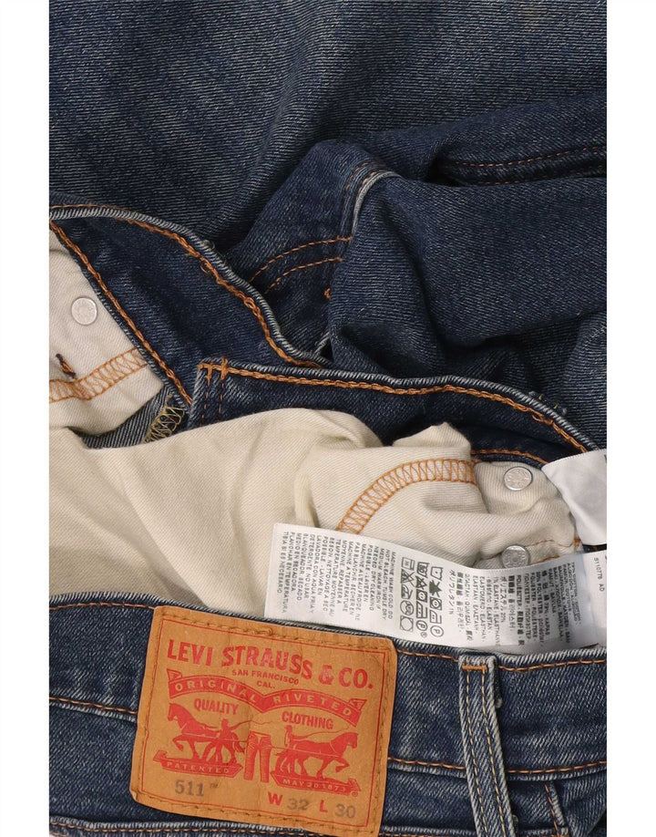 Levi's Jean Slim 511 Homme Bleu W32 L30 Coton