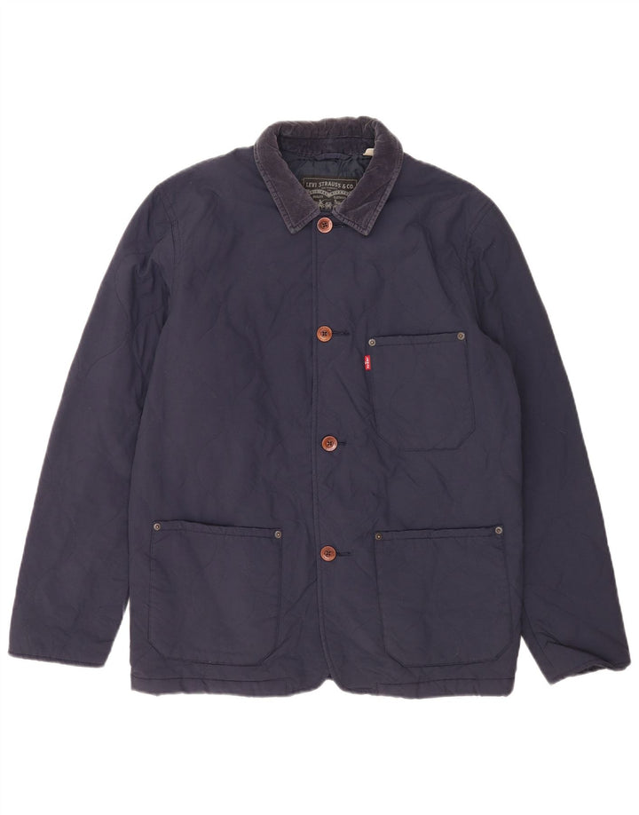 Levi's Veste matelassée pour homme UK 38 Bleu marine moyen Polyamide Classique