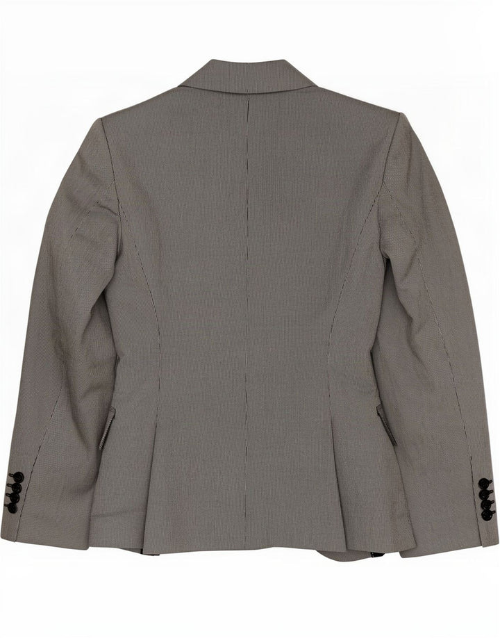 Zara Veste Blazer 1 Bouton Femme UK 12 Acétate Gris Moyen