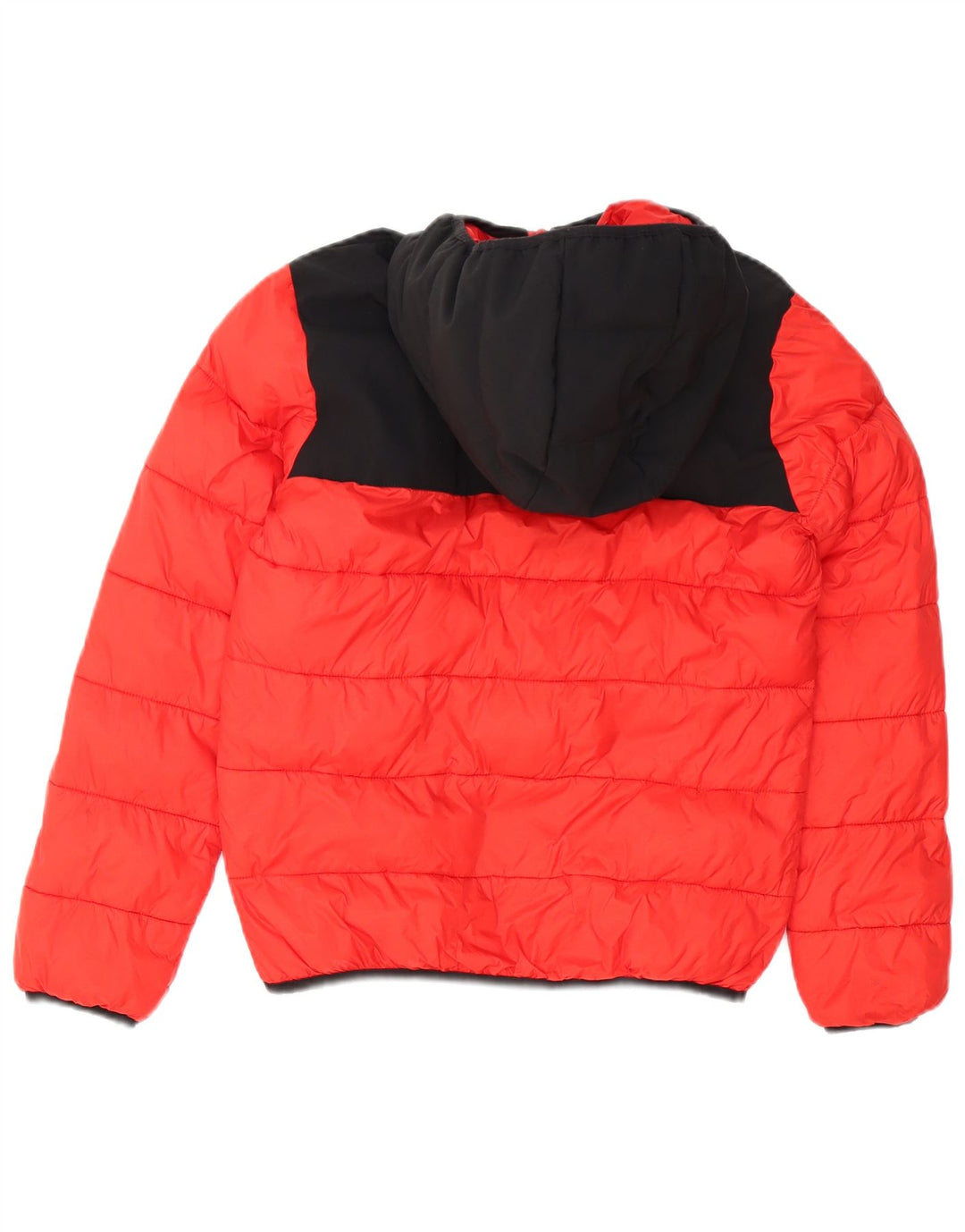 CHAMPION Veste matelassée à capuche pour garçon 11-12 ans Large Rouge Colourblock