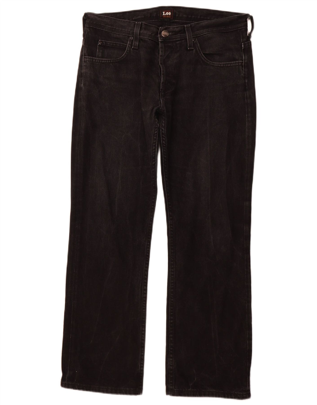LEE Jean Droit Knox W33 L28 Homme Noir Coton