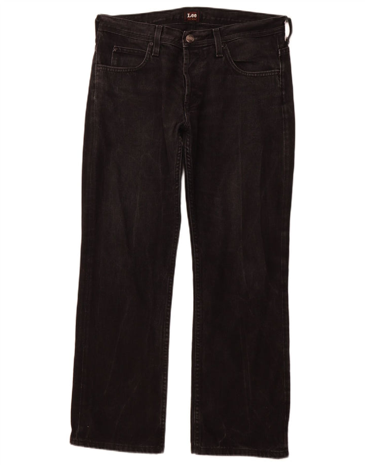 LEE Jean Droit Knox W33 L28 Homme Noir Coton
