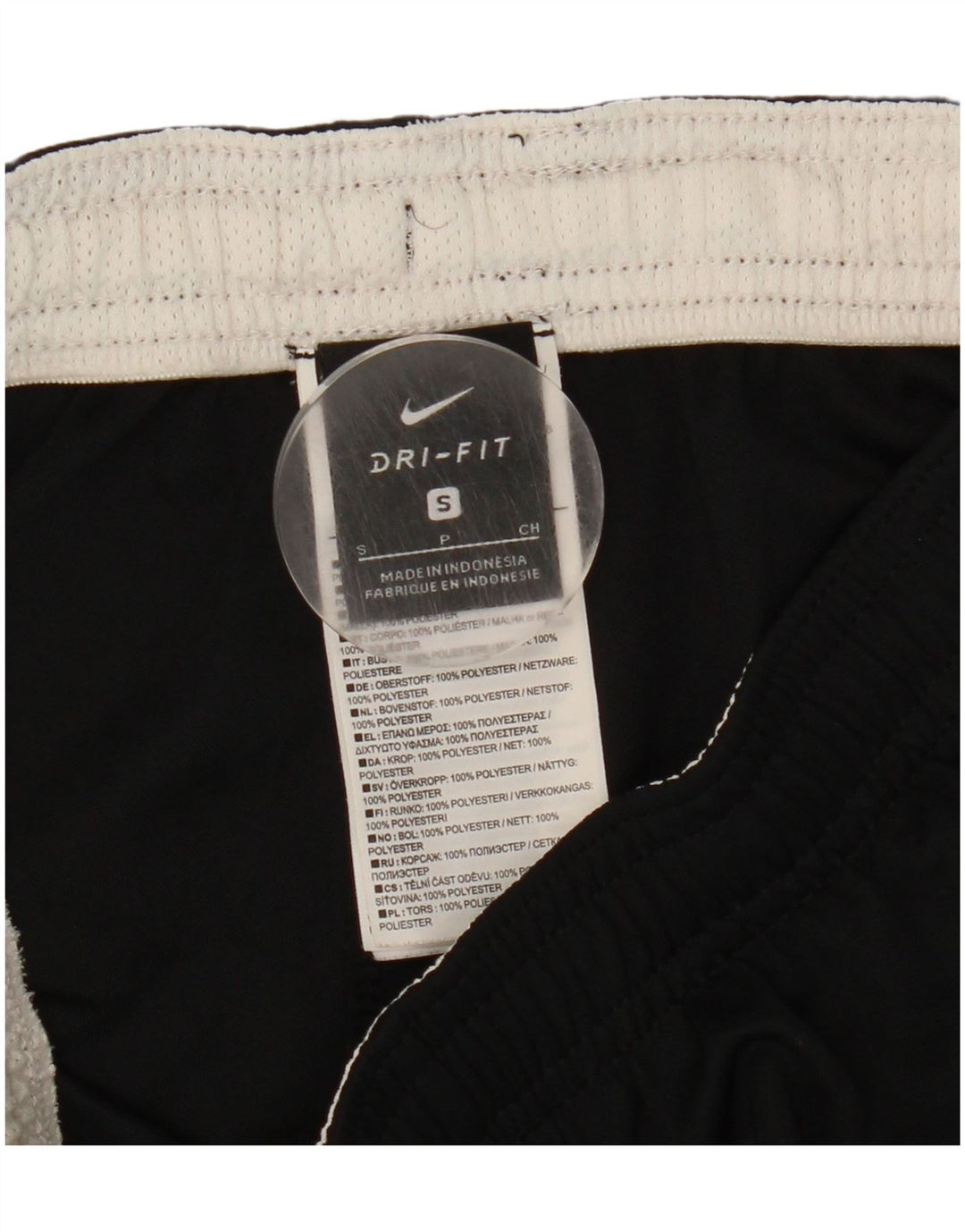Nike Short de sport Dri Fit pour homme Taille S en polyester color block noir