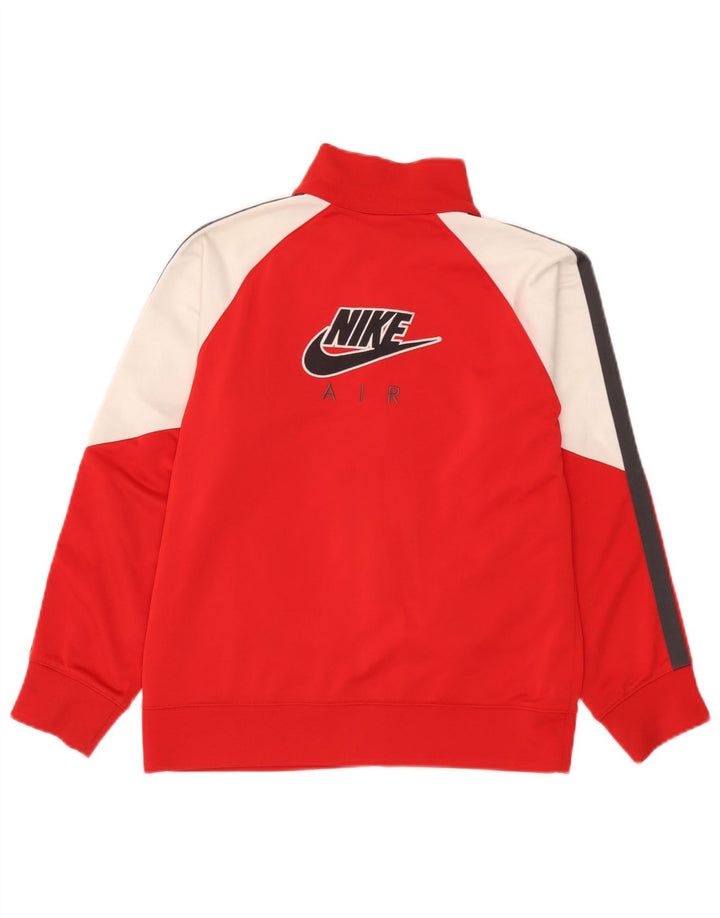 Veste de survêtement Nike Graphic pour garçon, 10-11 ans, rouge moyen, colour block