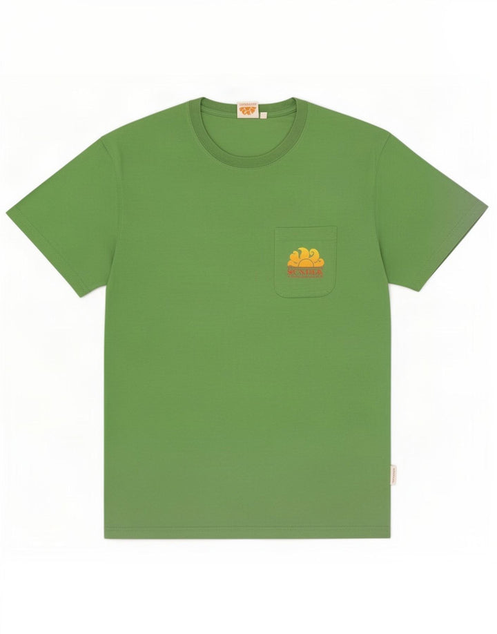 Sundek T-Shirt Graphique Homme Vert Moyen