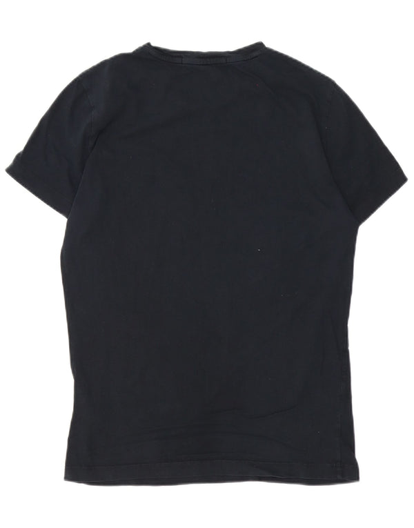 Calvin Klein Jeans Mens Graphic T-Shirt Top Small Black Cotton