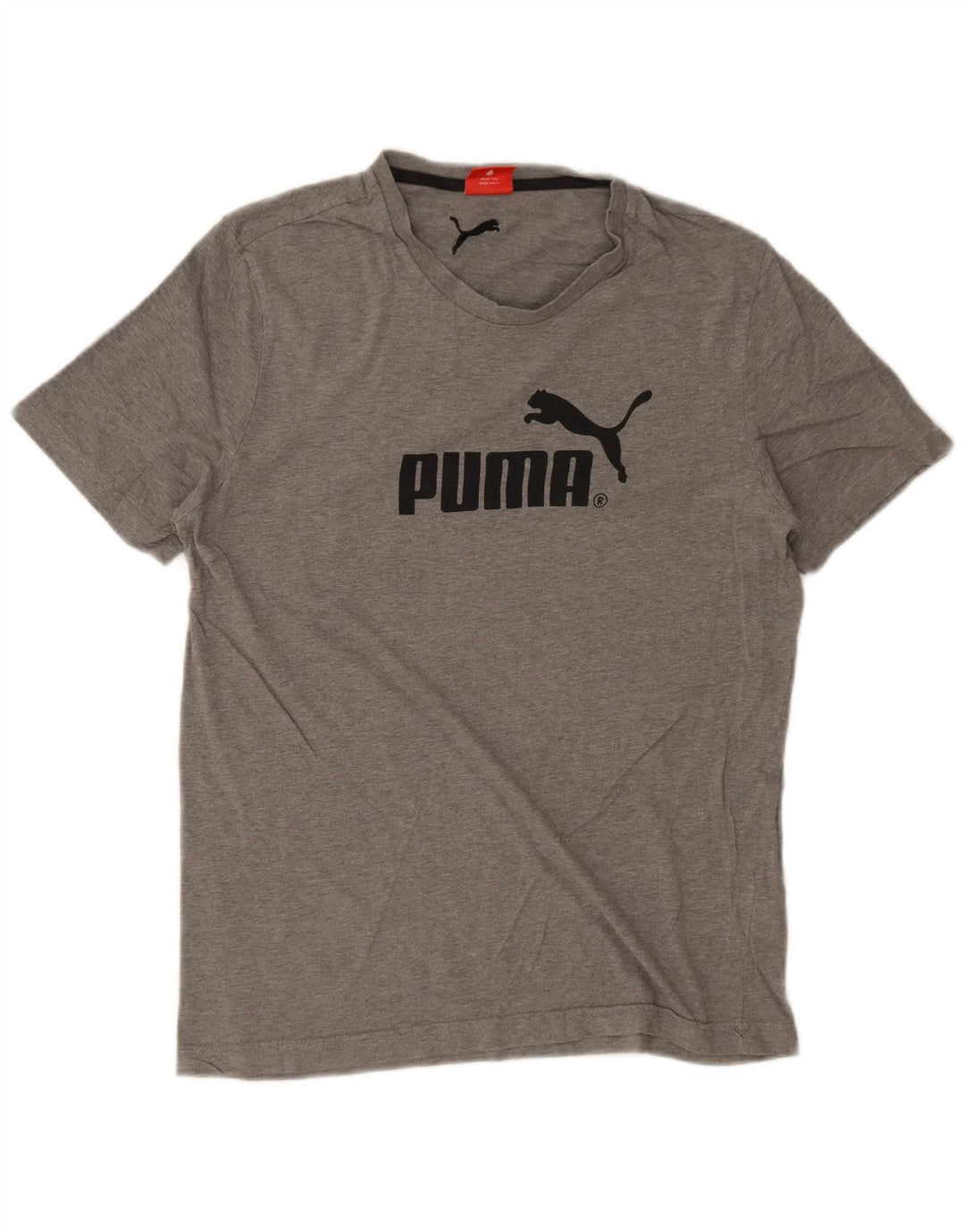 Puma Tee-Shirt Graphique Homme Gris Moyen Moucheté