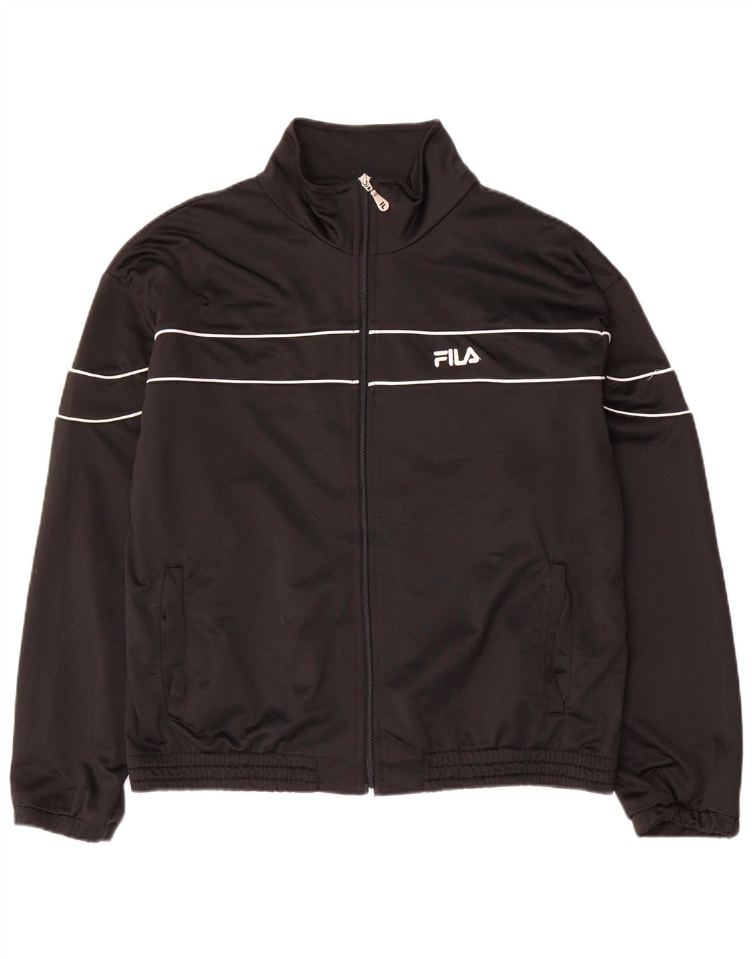 Fila Veste de Survêtement Homme Noir Moyen Polyester