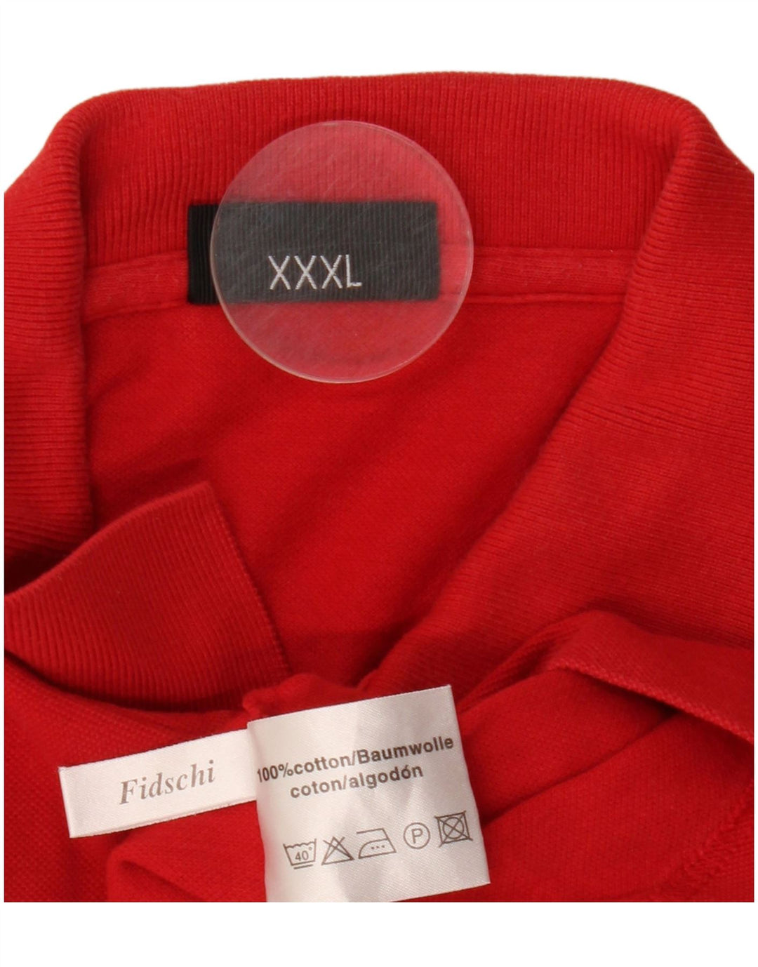HUGO BOSS Polo Homme 3XL Rouge Coton