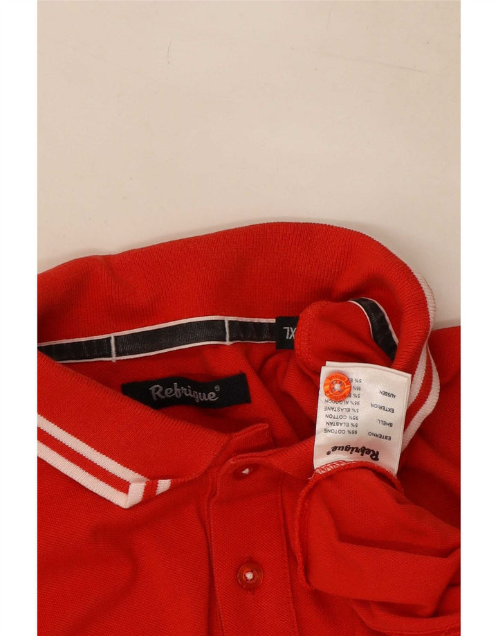 Refrigue Polo Homme XL Rouge Coton