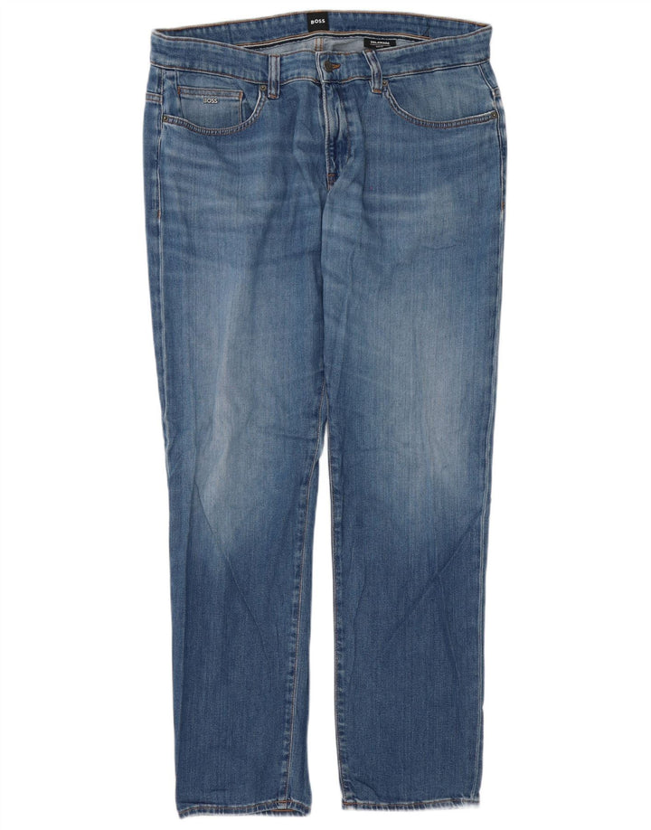 Hugo Boss Jean Slim Delaware W40 L32 Homme Bleu