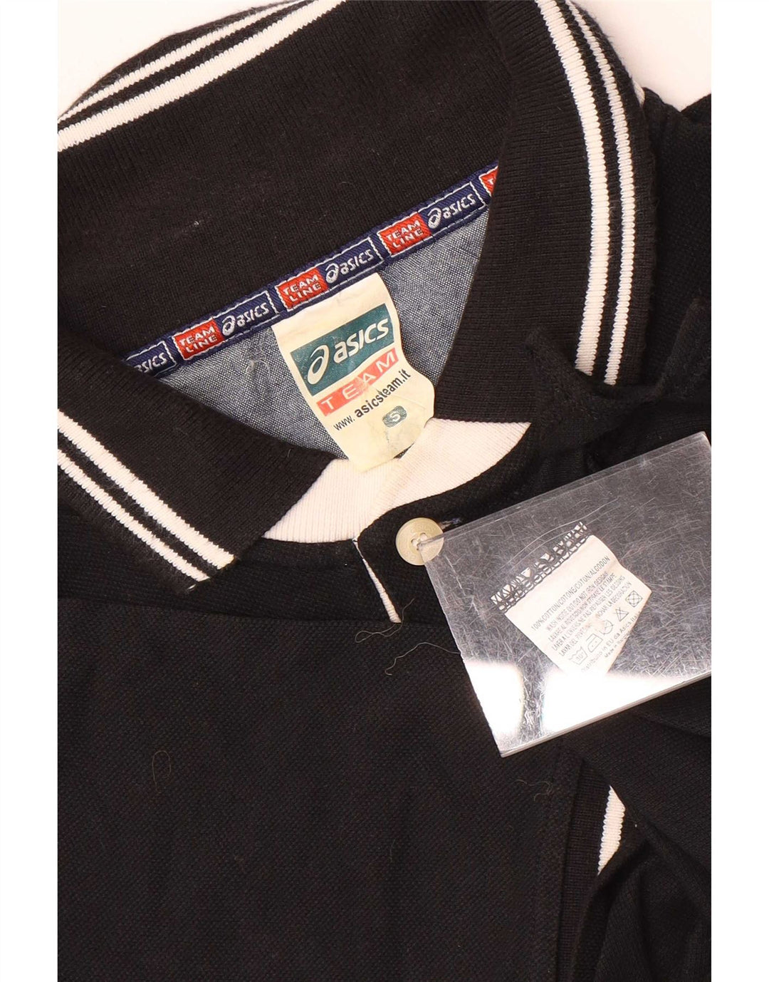 Asics Polo Rugby Homme Petit Noir Coton