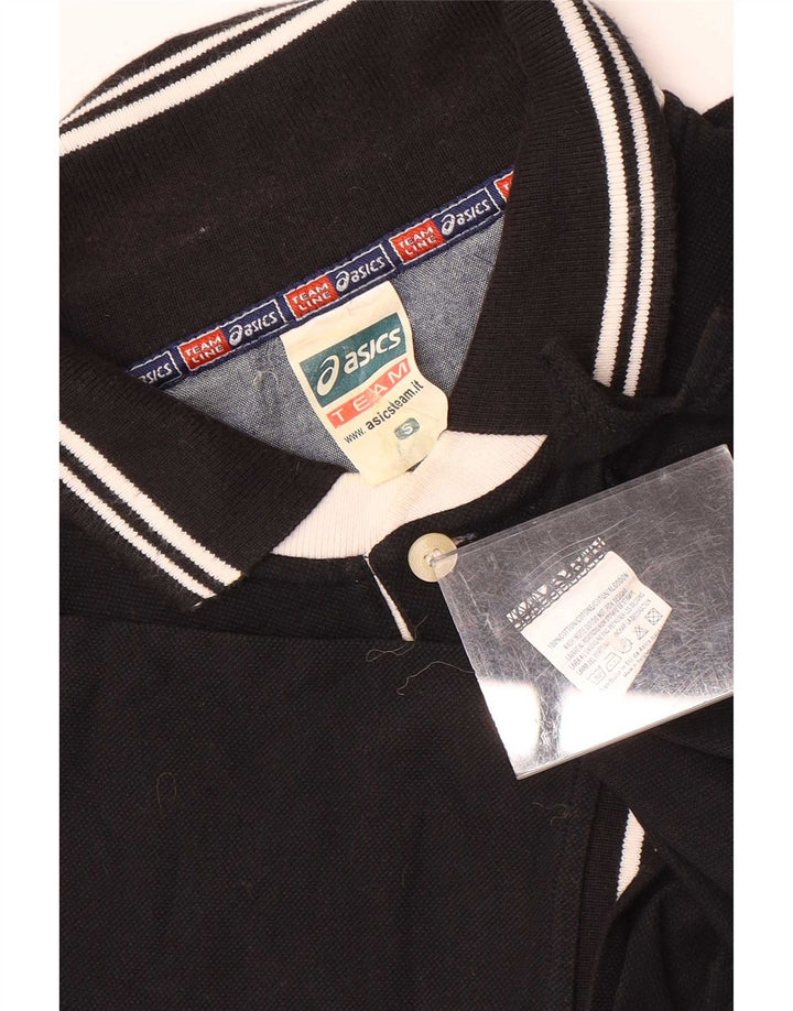 Asics Polo Rugby Homme Petit Noir Coton
