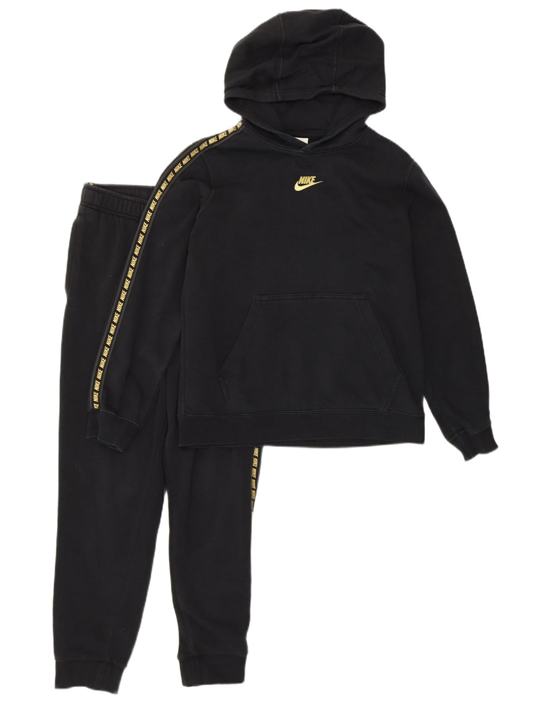 Survêtement complet Nike coupe ample pour fille 12-13 ans, grand noir en coton