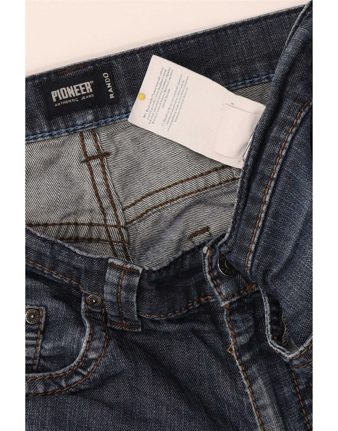 Pioneer Jean droit homme W36 L30 bleu coton