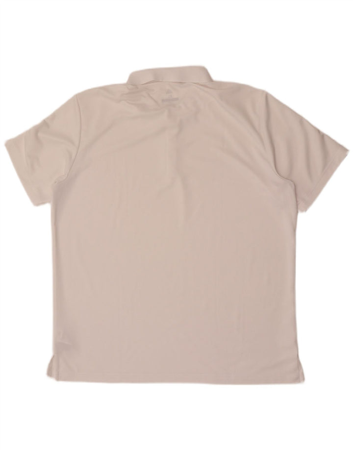 Adidas Polo de golf pour homme XL Blanc Polyester
