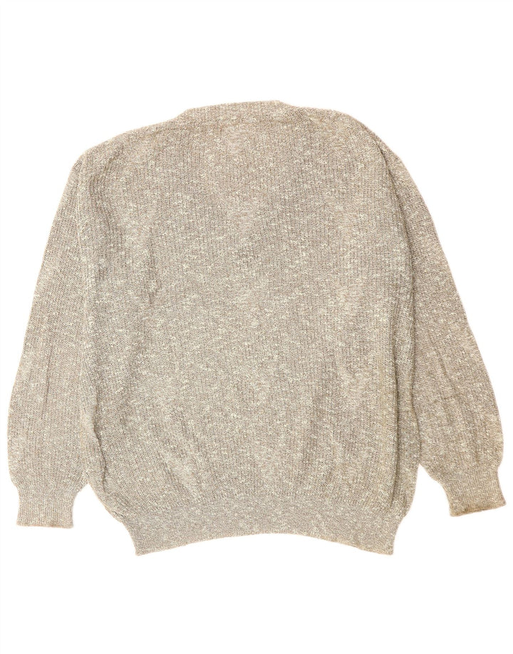 Rasica Pull Col V Homme XL Gris Moucheté