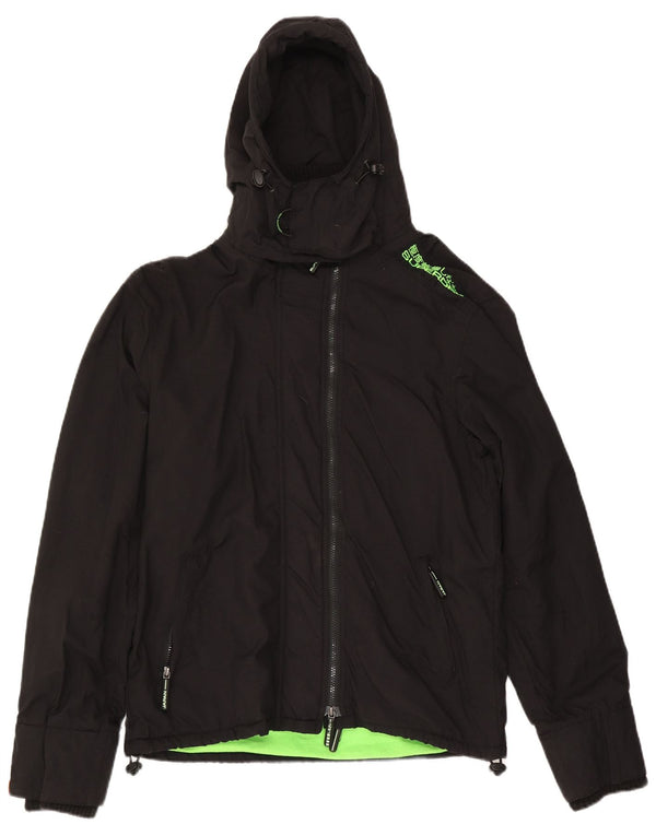 Superdry Veste coupe-vent pour hommes UK 42 XL Nylon noir