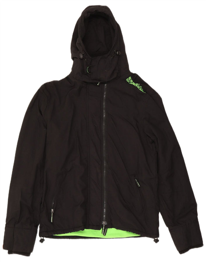 Superdry Veste coupe-vent pour hommes UK 42 XL Nylon noir