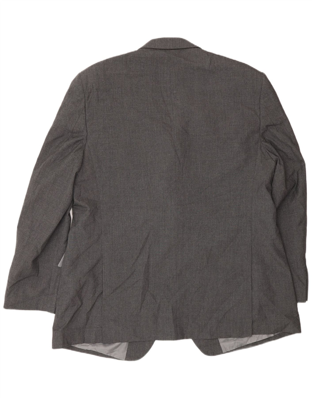 Marks & Spencer Veste blazer à 2 boutons pour homme UK 48 2XL Gris Polyester