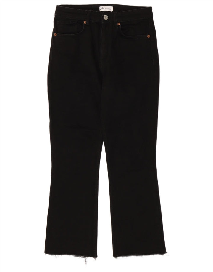 Zara Jean Bootcut Femme EU 40 Moyen W30 L27 Noir