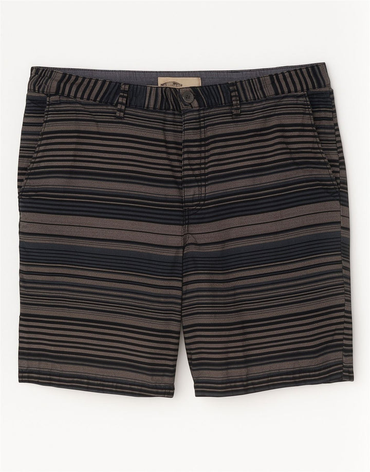 Vans Short décontracté pour homme W34 en coton rayé bleu grand