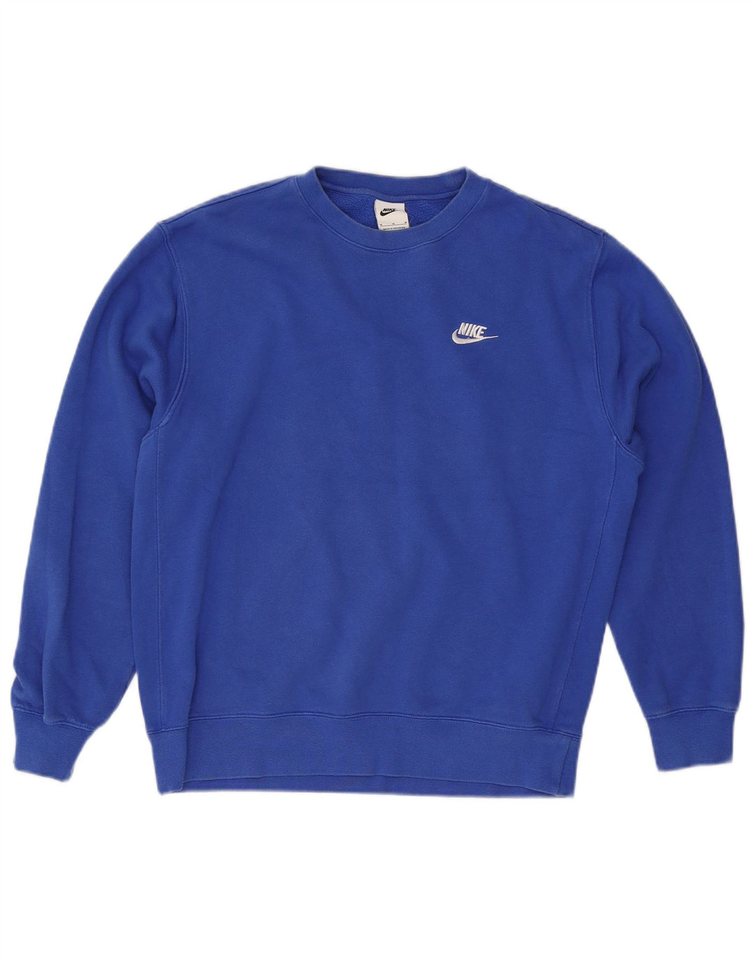 NIKE Sweat-Shirt Homme Bleu Moyen Coton