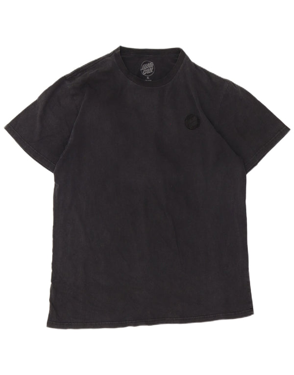 Santa Cruz T-Shirt Graphique Homme Top XL Gris Coton