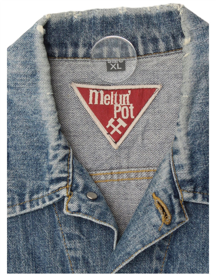 Meltin' Pot Veste en Jean Femme UK 18 XL Bleu Coton